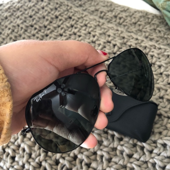 All black Ray Bans - Picture 3 of 6